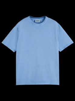 Clearance Scotch & Soda 3 crosses program loose fit t-shirt ss MysticBlue