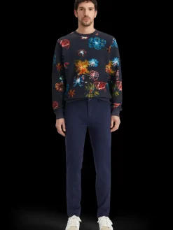 Clearance Scotch & Soda All over digital print sweatshirt NightFlowerAOP