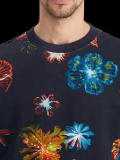 Clearance Scotch & Soda All over digital print sweatshirt NightFlowerAOP