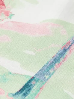 Online Scotch & Soda Allover printed viscose short sleeve shirt