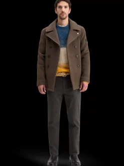 New Scotch & Soda ALPACA WOOL-BLEND SWEATER YellowBlueGradient