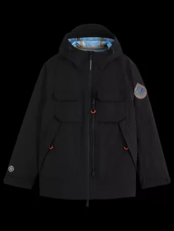 Outlet Scotch & Soda AMS proof camp tech jacket Black