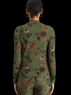 Fashion Scotch & Soda AOP LONG SLEEVE T-SHIRT