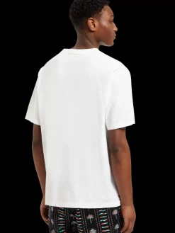 Outlet Scotch & Soda Artwork pocket t-shirt White