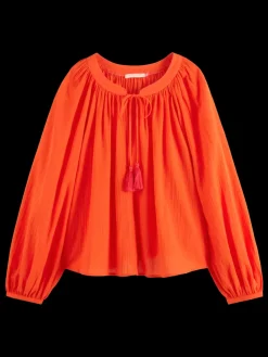 Sale Scotch & Soda BALLOON SLEEVE TOP