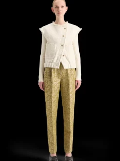 Hot Scotch & Soda BOUCLE TWEED COLLARLESS GILET SoftIceMelange
