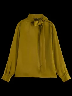 New Scotch & Soda BOW NECK TOP