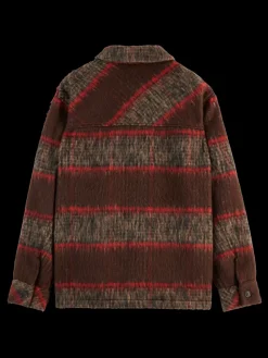 New Scotch & Soda BRUSHED WOOL BLEND OVERSHIRT Parchment