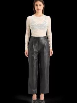 Outlet Scotch & Soda BURN OUT AOP LONG SLEEVE T-SHIRT SoftIce