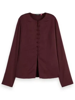 Clearance Scotch & Soda BUTTON DOWN CREPE SHIRT