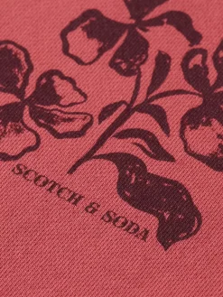 Clearance Scotch & Soda Chest artwork regular sweatshirt