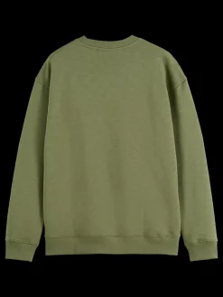 Best Scotch & Soda Chest artwork sweatshirt GreenIvy