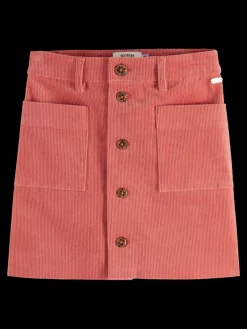 Outlet Scotch & Soda CORDUROY SKIRT Negroni