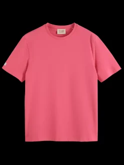 Outlet Scotch & Soda Cotton linen t-shirt