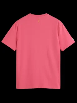 Outlet Scotch & Soda Cotton linen t-shirt