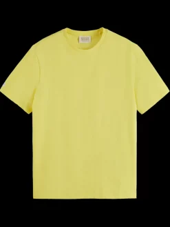 Outlet Scotch & Soda Cotton linen t-shirt