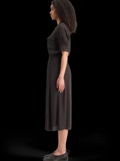 New Scotch & Soda CREPE MIDI DRESS WITH CHEST POCKETS