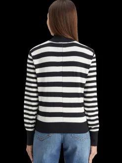 Outlet Scotch & Soda CREW NECK RELAXED CARDIGAN