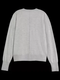 Outlet Scotch & Soda CREW NECK RELAXED CARDIGAN