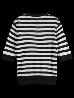 Outlet Scotch & Soda CREW NECK SHORT SLEEVED PULLOVER