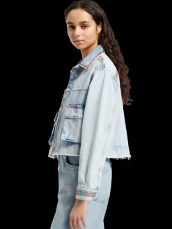 New Scotch & Soda CROPPED DENIM JACKET - SEA STAR SeaStar