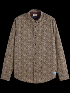 Sale Scotch & Soda DITSY AOP SHIRT WaveAOP