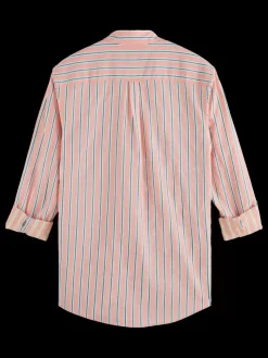 Sale Scotch & Soda Dobby stripe roll up sleeves