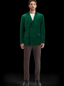 Sale Scotch & Soda DOUBLE-BREASTED VELVET PARTY BLAZER WingbackGreen