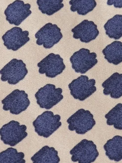 New Scotch & Soda Drift- printed lightweight cotton canvas short PolkaNavyBlue