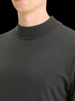 New Scotch & Soda DROPPED SHOULDER MOCK NECK SWEATER