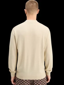 New Scotch & Soda DROPPED SHOULDER MOCK NECK SWEATER