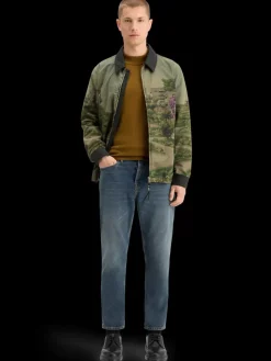 New Scotch & Soda DROPPED SHOULDER MOCK NECK SWEATER