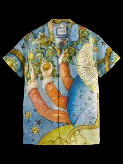 Best Scotch & Soda EMBASSY OF THE FREE MIND PRINTED SHIRT EmbassyAOP
