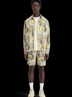Online Scotch & Soda EMBASSY OF THE FREE MIND PRINTED SHIRT EmbassyTreeAOP