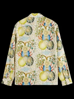 Online Scotch & Soda EMBASSY OF THE FREE MIND PRINTED SHIRT EmbassyTreeAOP