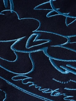 Sale Scotch & Soda Embroidered artwork hoodie Night