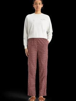 Discount Scotch & Soda Embroidered raglan relaxed fit sweatshirt LightGreyMelange