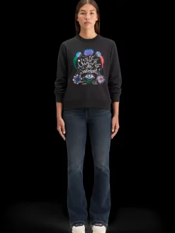 Fashion Scotch & Soda EMBROIDERED REGULAR FIT SWEATSHIRT