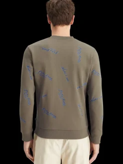 Clearance Scotch & Soda Embroidered sweatshirt PoetryReadingAOP