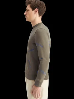 Clearance Scotch & Soda Embroidered sweatshirt PoetryReadingAOP