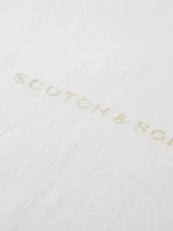 Discount Scotch & Soda Essential - logo front chest t-shirt