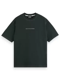 Discount Scotch & Soda Essential - logo front chest t-shirt
