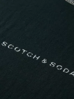 Discount Scotch & Soda Essential - logo front chest t-shirt