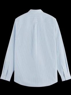 Clearance Scotch & Soda Essential - OXFORD STRIPE BlueStripe