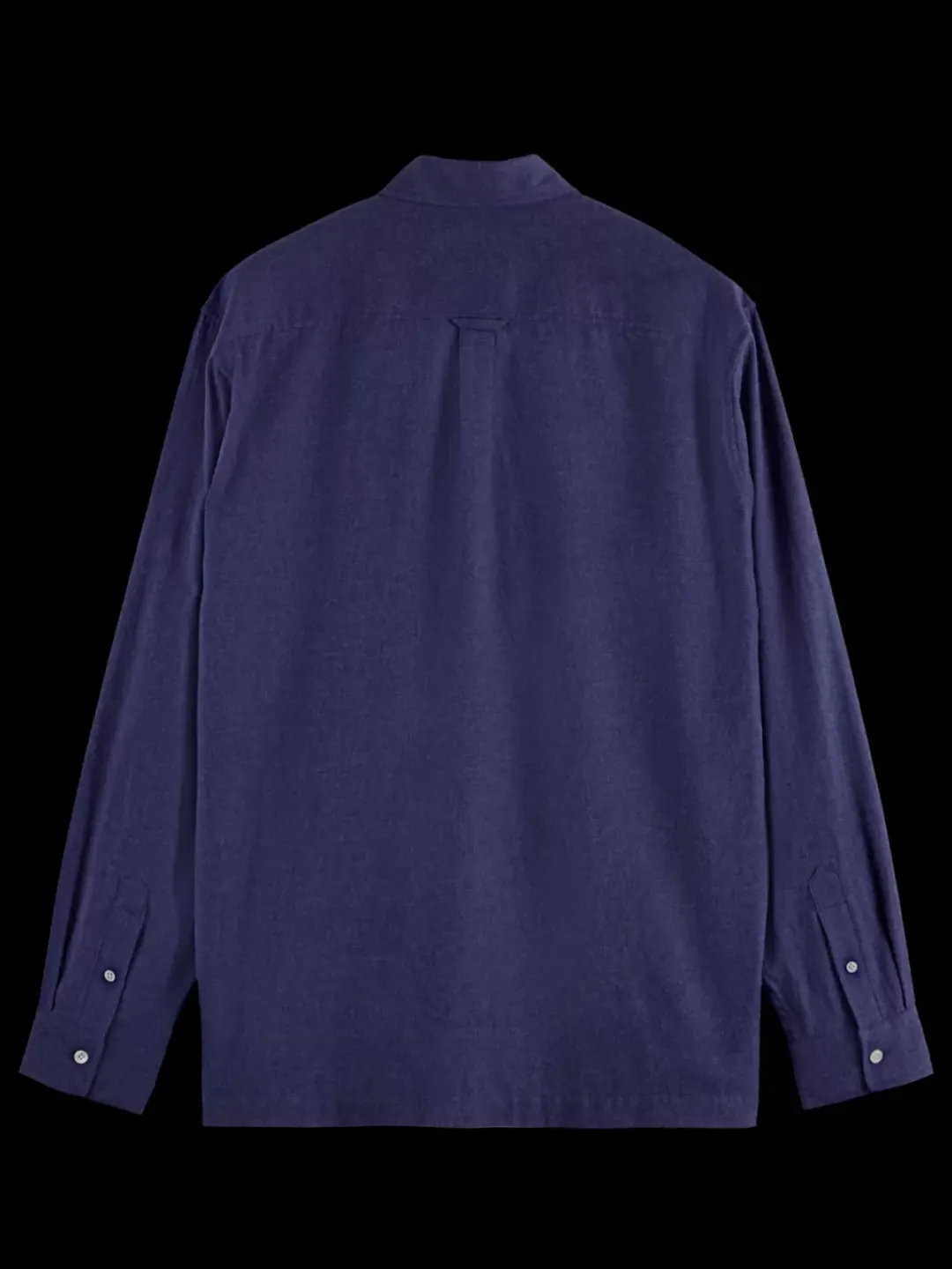Outlet Scotch & Soda Essential - THE FREE SPIRIT PEACE BIRD MELANGE TWILL SHIRT Navy