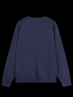 Outlet Scotch & Soda Essential - THE FREE SPIRIT PEACE BIRD CREW NECK Navy