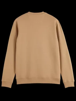 Outlet Scotch & Soda Essential badge crew sweat