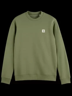 Outlet Scotch & Soda Essential badge crew sweat