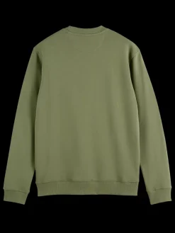 Outlet Scotch & Soda Essential badge crew sweat