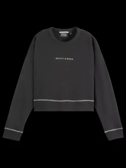 New Scotch & Soda Essential CHEST ARTWORK SWEATSHIRT